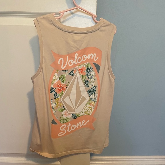 Kids beige Volcom tank top - Picture 2 of 3